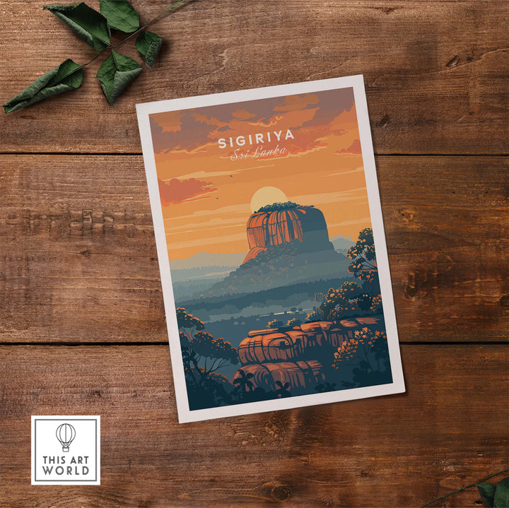 Sri Lanka Sigiriya Poster-This Art World