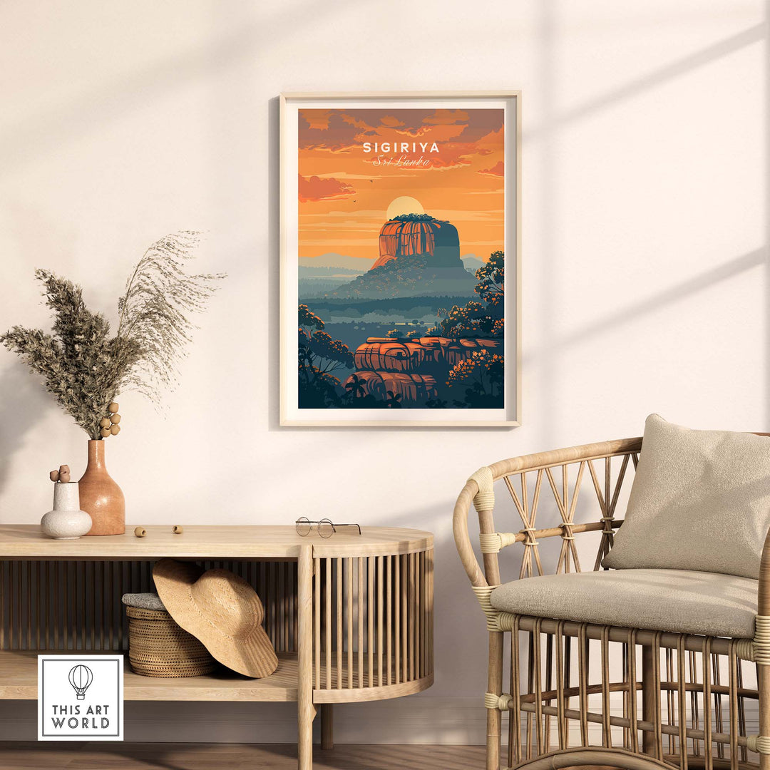 Sri Lanka Sigiriya Poster-This Art World