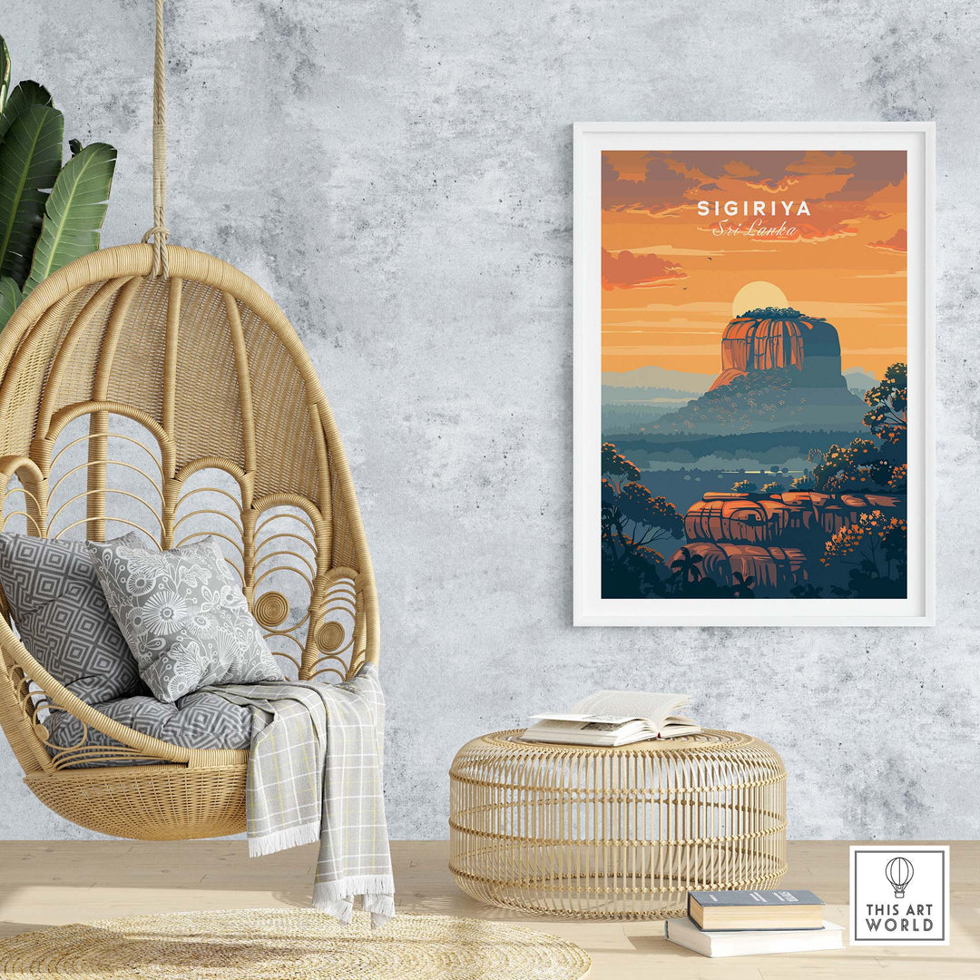 Sri Lanka Sigiriya Poster-This Art World