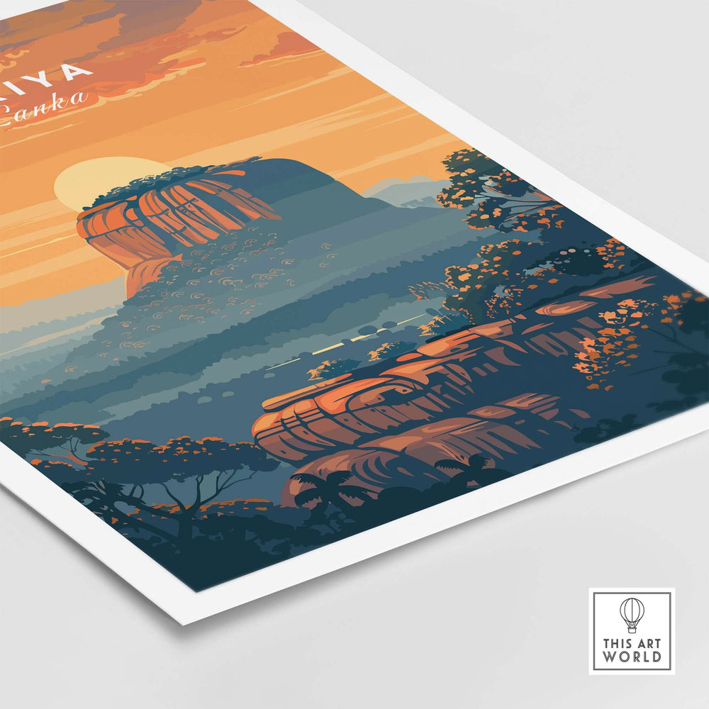 Sri Lanka Sigiriya Poster-This Art World