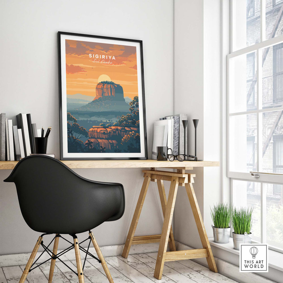 Sri Lanka Sigiriya Poster-This Art World