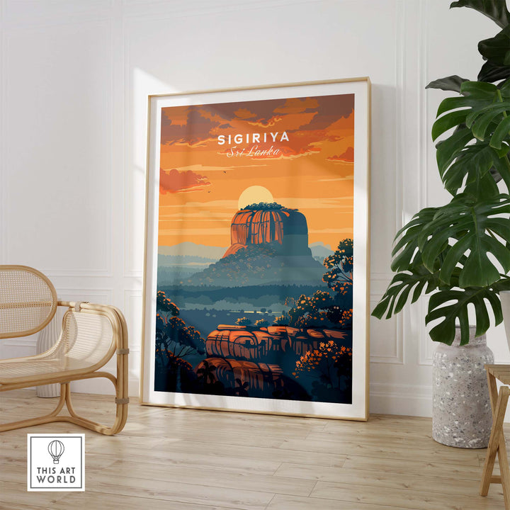 Sri Lanka Sigiriya Poster-This Art World