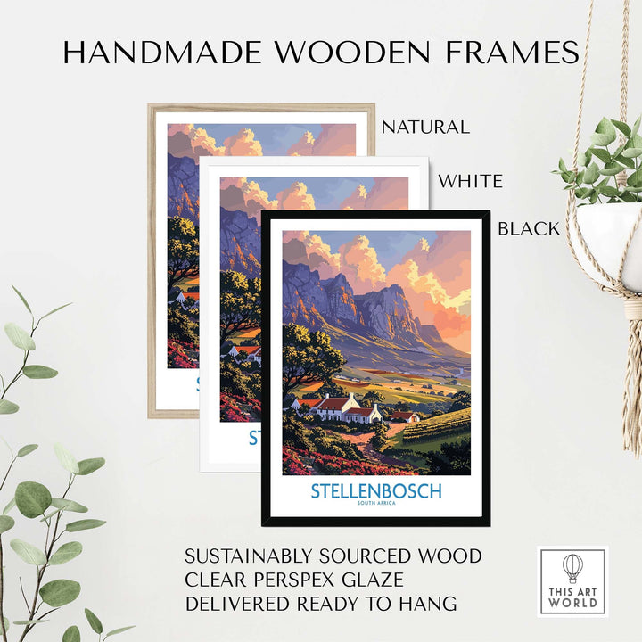 Stellenbosch Art Print view our best collection or travel posters and prints - ThisArtWorld