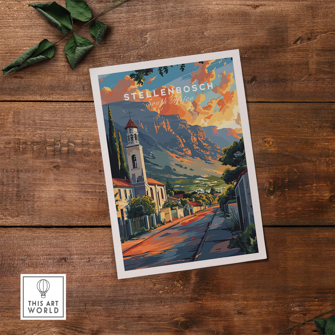 Stellenbosch Poster view our best collection or travel posters and prints - ThisArtWorld