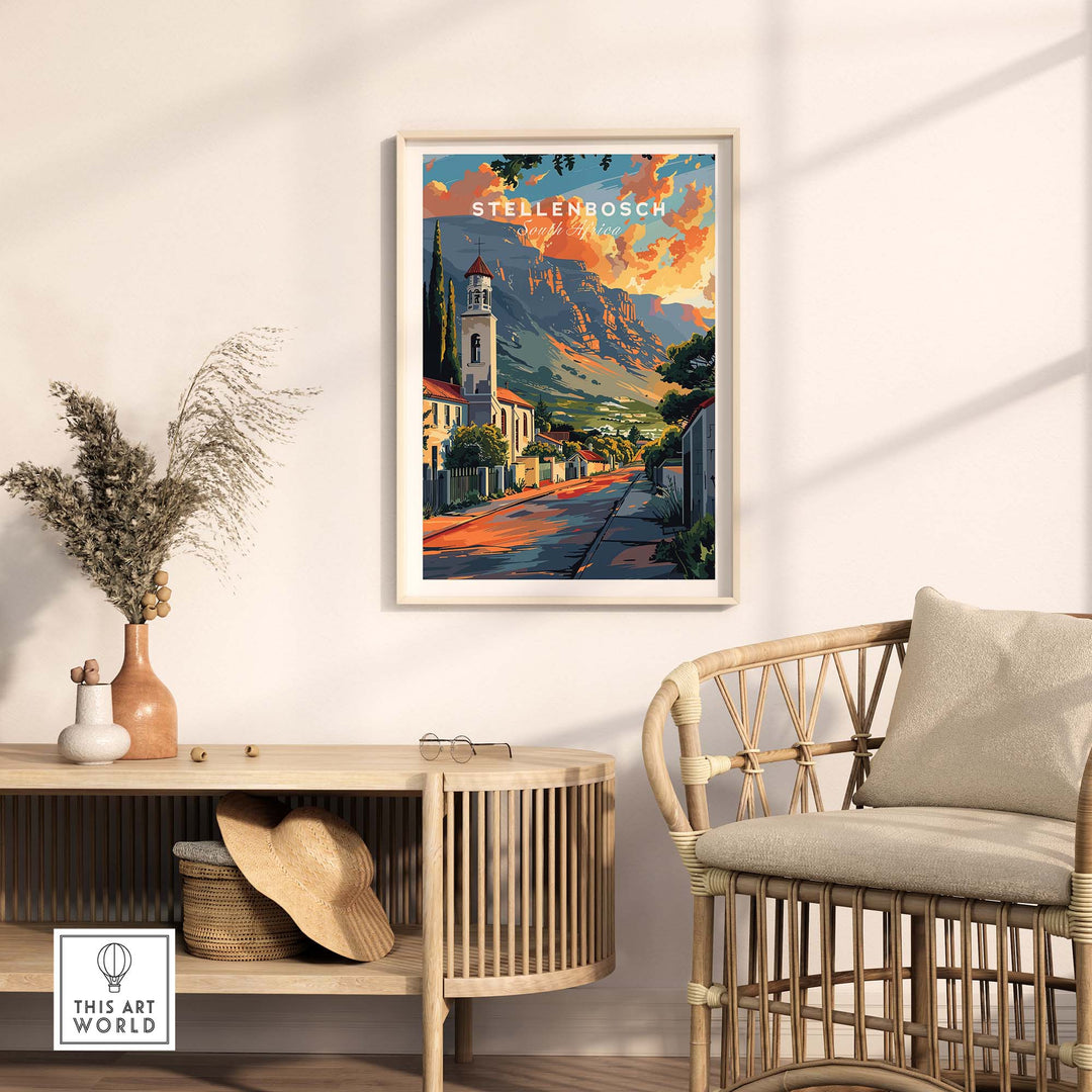Stellenbosch Poster view our best collection or travel posters and prints - ThisArtWorld