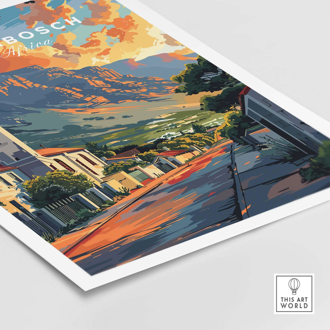 Stellenbosch Poster view our best collection or travel posters and prints - ThisArtWorld