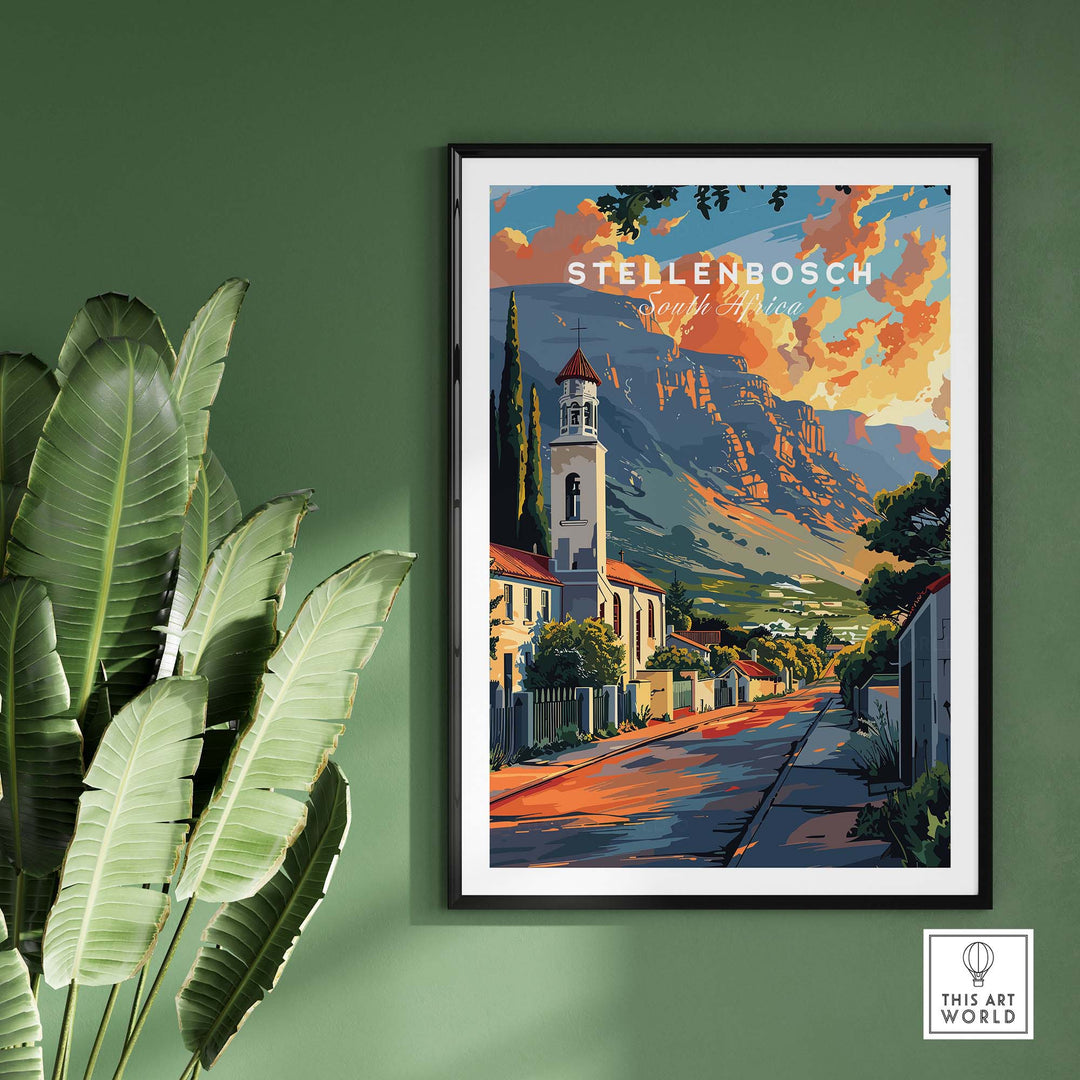 Stellenbosch Poster view our best collection or travel posters and prints - ThisArtWorld