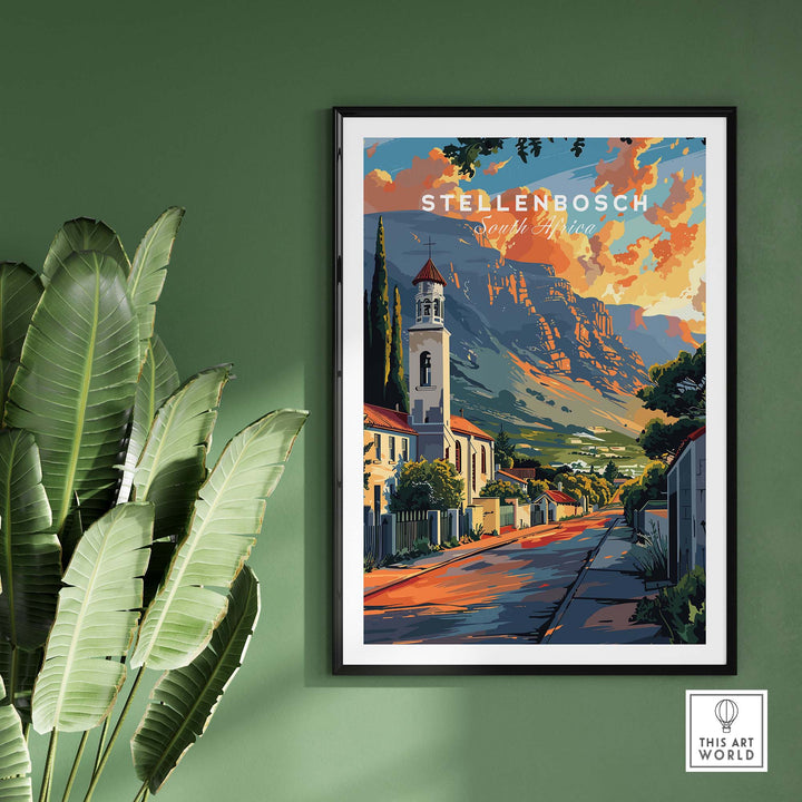 Stellenbosch Poster view our best collection or travel posters and prints - ThisArtWorld