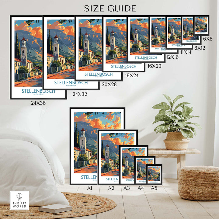 Stellenbosch Print view our best collection or travel posters and prints - ThisArtWorld