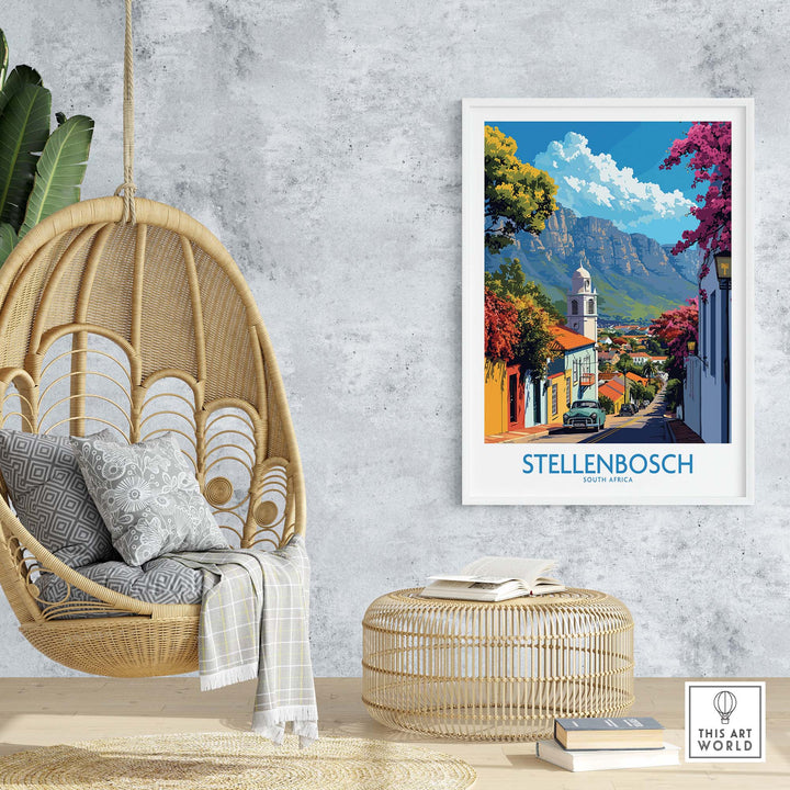 Stellenbosch Travel Print view our best collection or travel posters and prints - ThisArtWorld