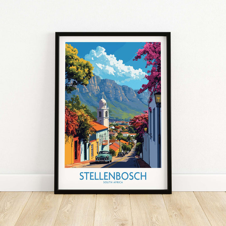 Stellenbosch Travel Print view our best collection or travel posters and prints - ThisArtWorld