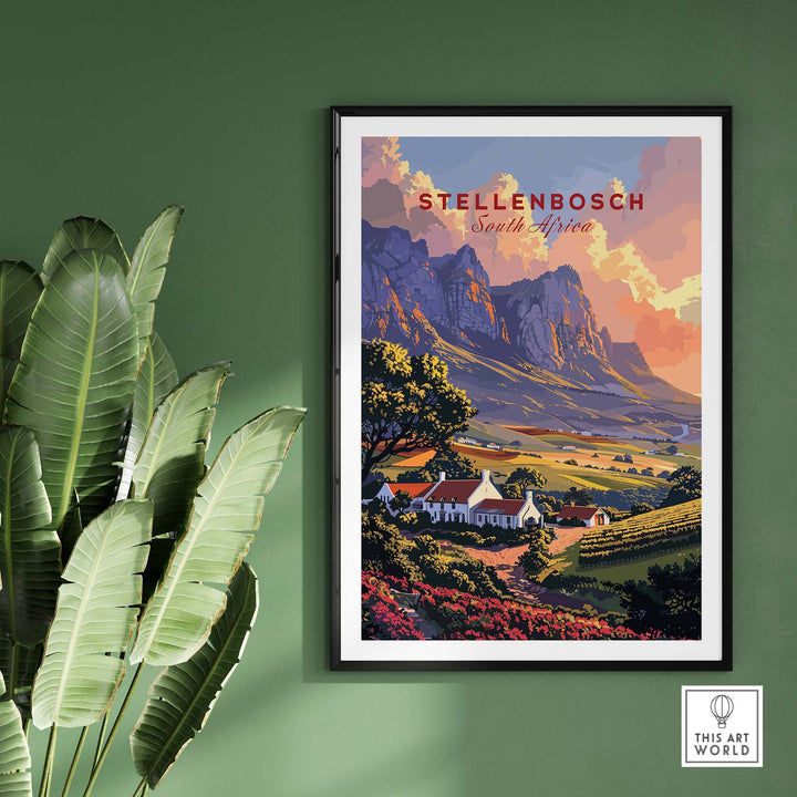 Stellenbosch Wall Art view our best collection or travel posters and prints - ThisArtWorld