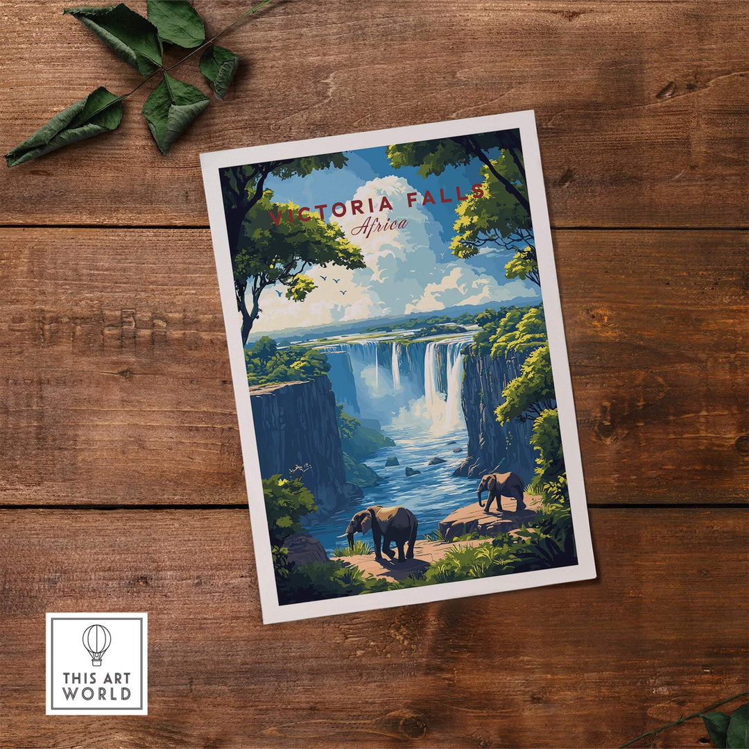 Victoria Falls Travel Print