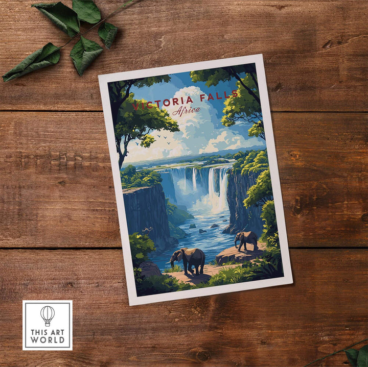 Victoria Falls Travel Print