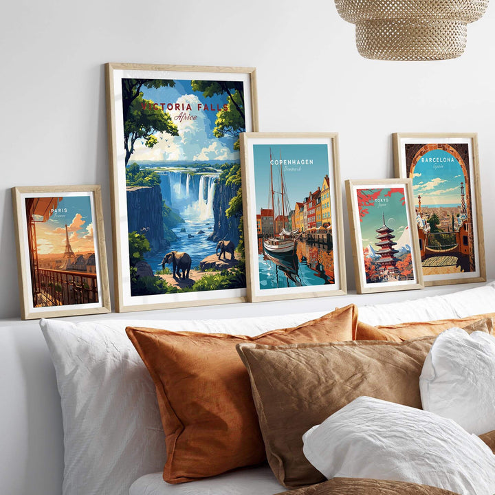 Victoria Falls Travel Print