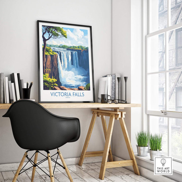 Victoria Falls Wall Art Poster