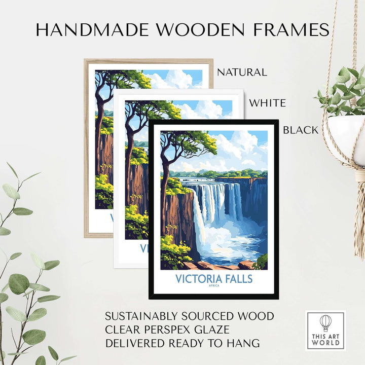 Victoria Falls Wall Art Poster