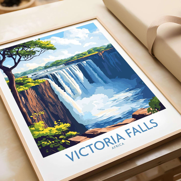 Victoria Falls Wall Art Poster