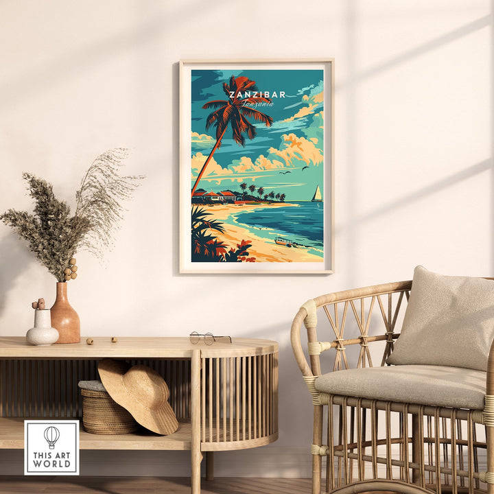 Zanzibar Travel Poster
