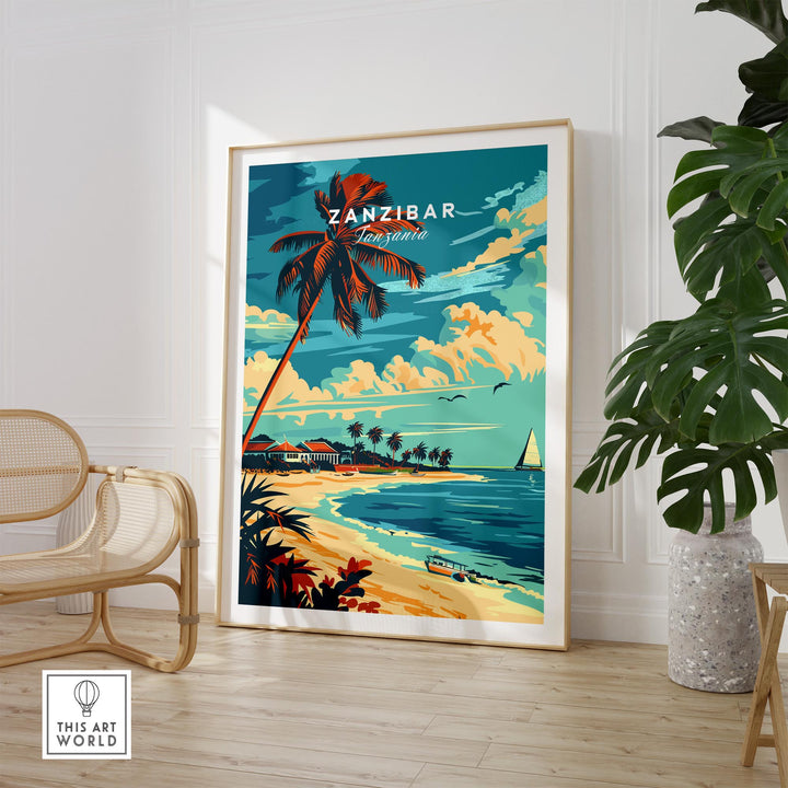 Zanzibar Travel Poster