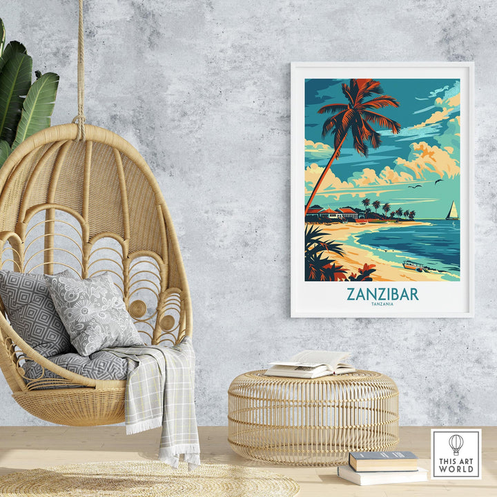 Zanzibar Travel Poster - Tanzania