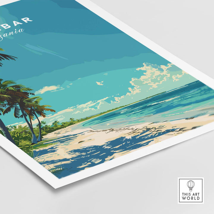 Zanzibar Travel Print
