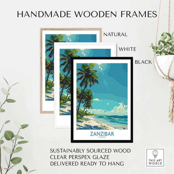Zanzibar Travel Print - Tanzania