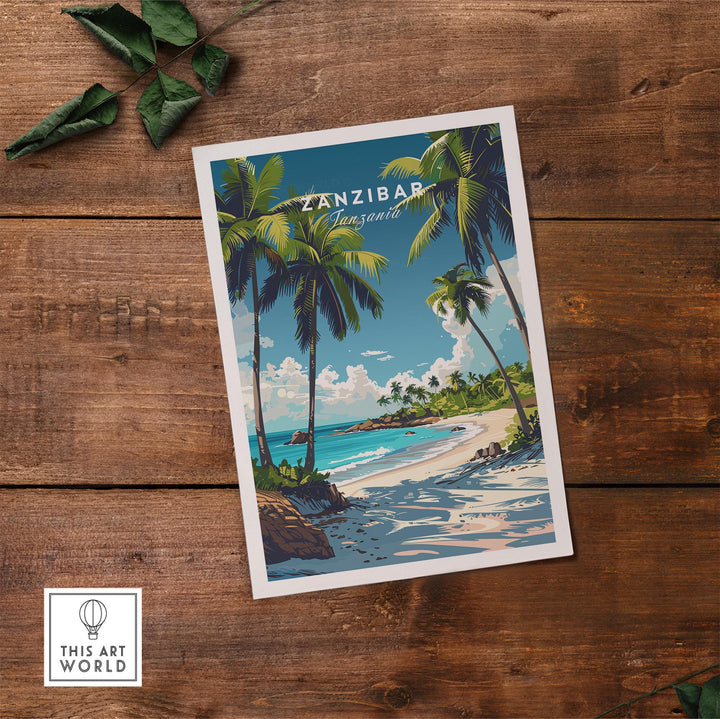 Zanzibar Wall Art Print