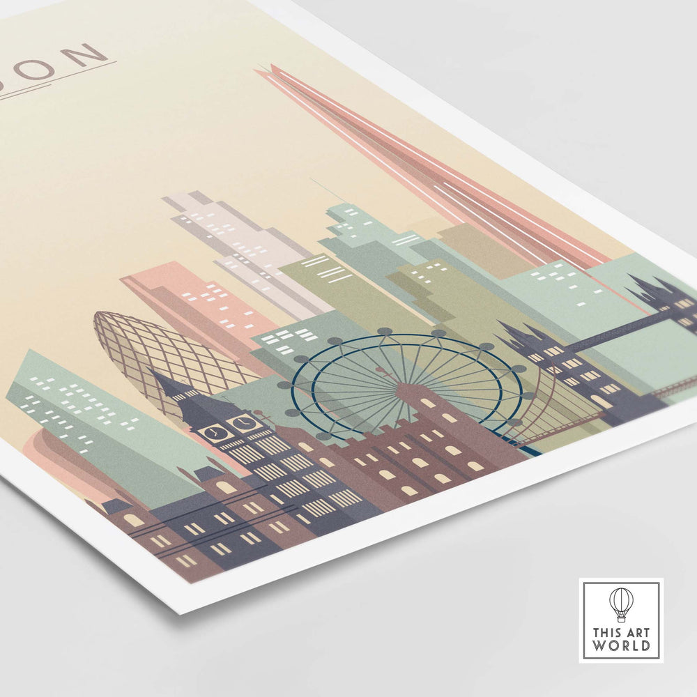 london skyline print | wall art