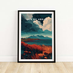 Isle of Arran Scotland Wall Art - Rugged Scottish Highlands Print featuring scenic landscapes and dramatic skies.