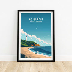 Lake Erie Poster-This Art World