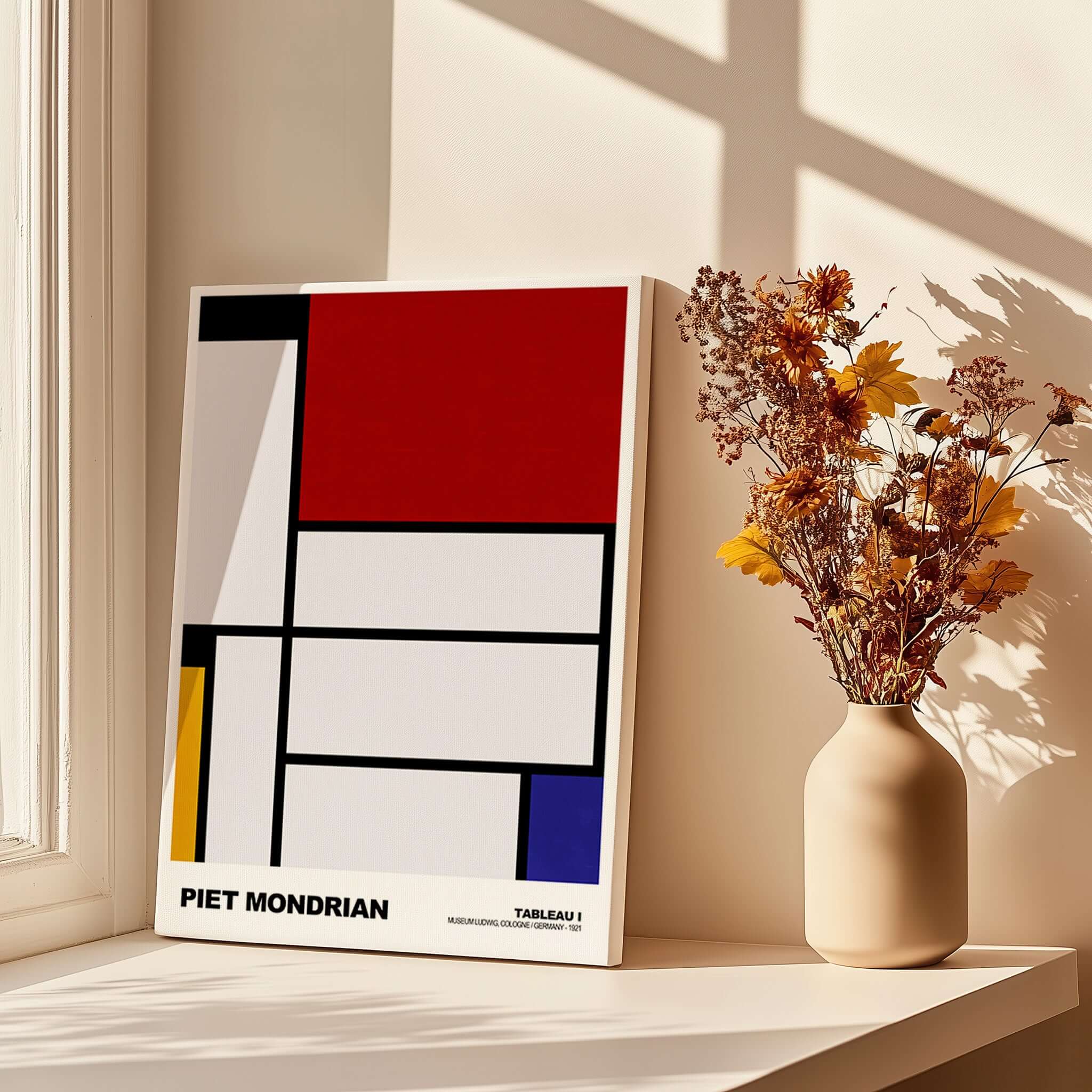 Piet Mondrian Tableau I 1921 Art Print - Abstract Poster – This