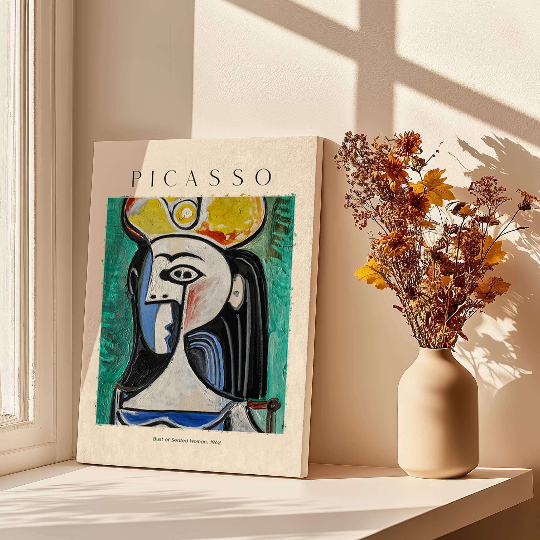 Picasso Bust Seated Woman 1962 Art Print Poster – This Art World