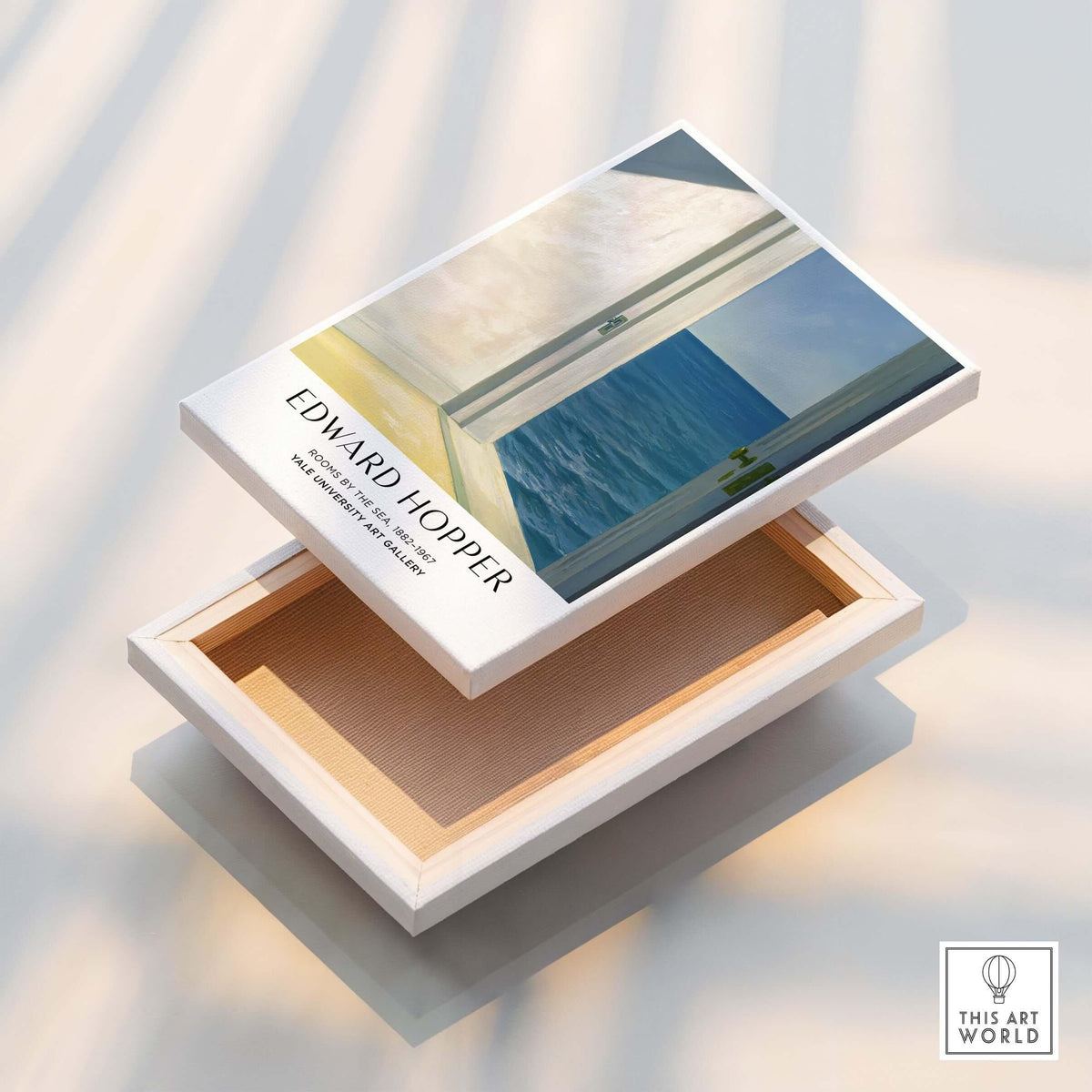Edward Hopper Rooms by the Sea 1951 Yale University Art Print Poster packaging showcasing minimalist design.