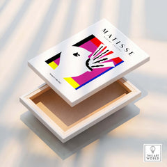 Matisse Art Prints -Abstract Head Jazz Series Colorful Blocks Wall Art in decorative box.