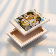 Salvador Dali Madonna Port Lligat 1949 Surrealist Religious Art Print Poster Gala artwork on a decorative box.