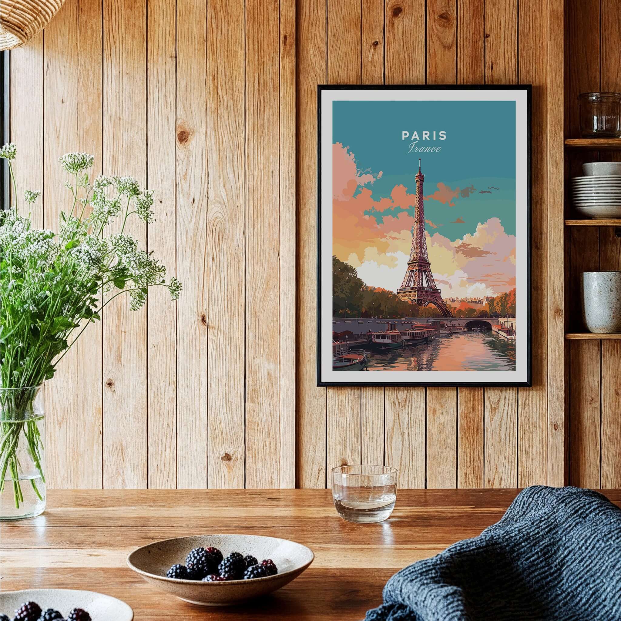 Eiffel Tower Paris Poster - Stunning Wall Art – This Art World