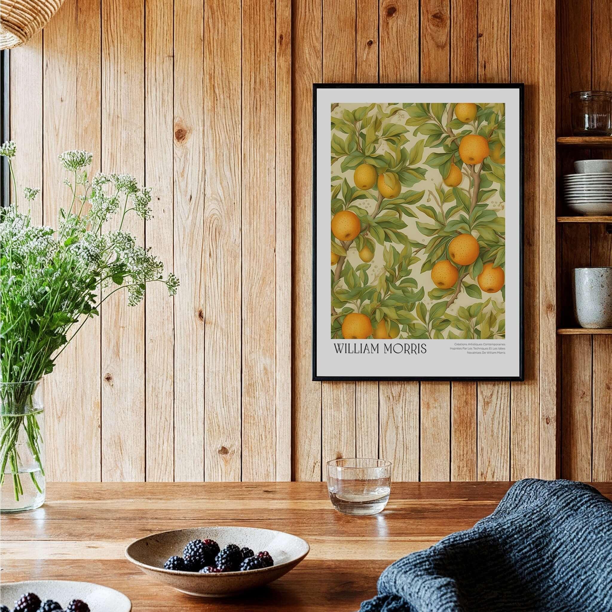William Morris Orange Grove Art Print - Botanical Decor – This Art