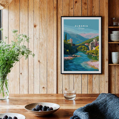 Albania Canvas Print | European Travel Wall Decor showcasing the beauty of Albania's landscape and culture.