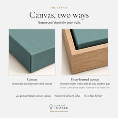Wanaka Travel Print - canvas print options with mirror edge