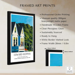 Edward Hopper Second Story Sunlight 1960 Art Print - Whitney Museum framed art print features and specifications.