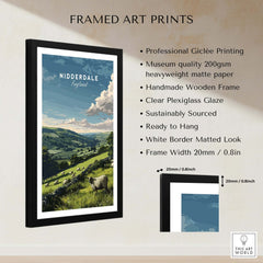 Nidderdale Canvas Print | English Countryside Decor framed art print showcasing Yorkshire landscapes.