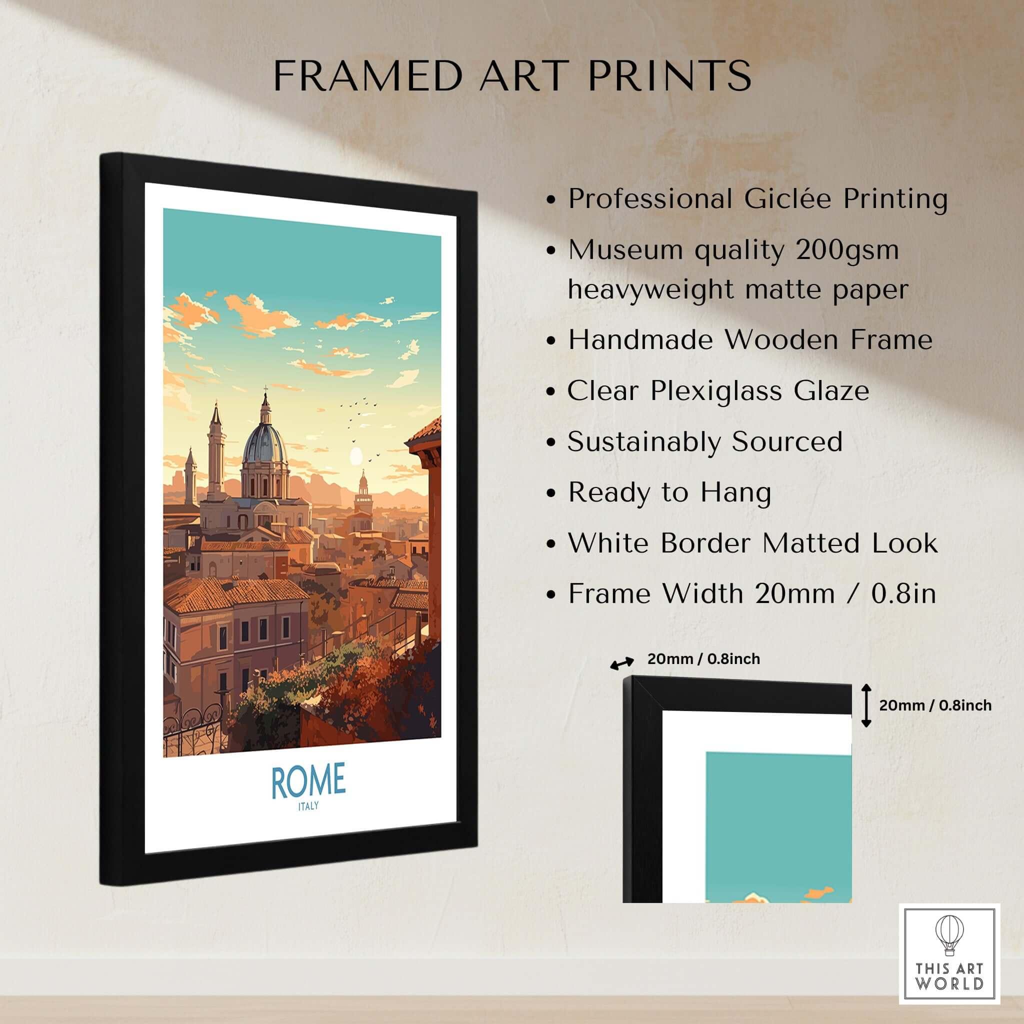 Stunning Rome Poster - Perfect Wall Decor – This Art World Stunning Rome Poster - Perfect Wall Decor – This Art World