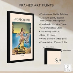 Salvador Dali Leda Atomica 1949 Surrealist Mythology Art Print Swan Poster Nuclear Mysticism framed art print