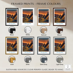 Isle of Lewis Scotland Canvas Print | Outer Hebrides Norse Mill Poster framed print color options display