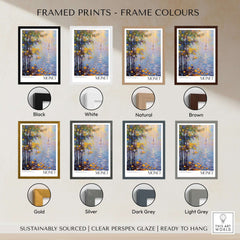 Framed Prints - Frame Colours for Claude Monet Art Print - Impressionist Wall Art Poster - Monet Framed Print options.
