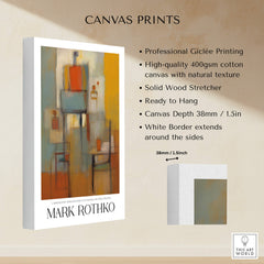 Rothko Style Emotional Abstraction Painting | Modern Abstract Wall Decor with professional printing features.