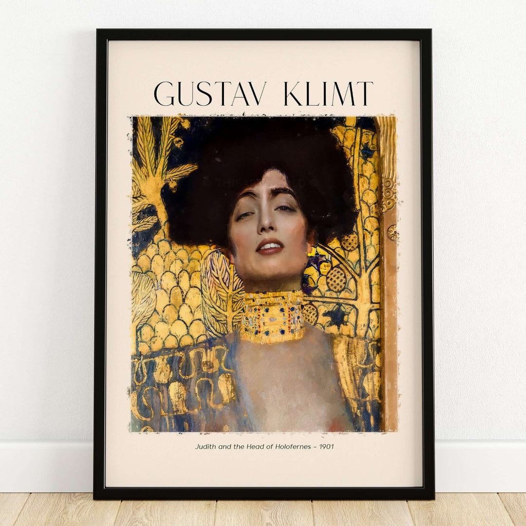 Gustav Klimt Art Print - Judith and Holofernes Art Print 1901 - Golden Phase Wall Decor Poster