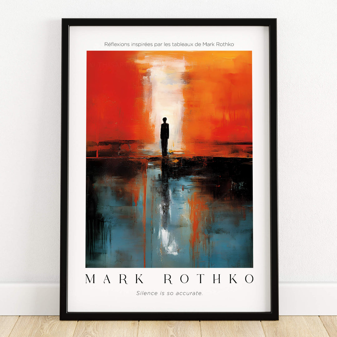 Rothko Style Minimalist Landscape Abstraction Print | Modern Wall Decor featuring vibrant colors and abstract design by Mark Rothko.