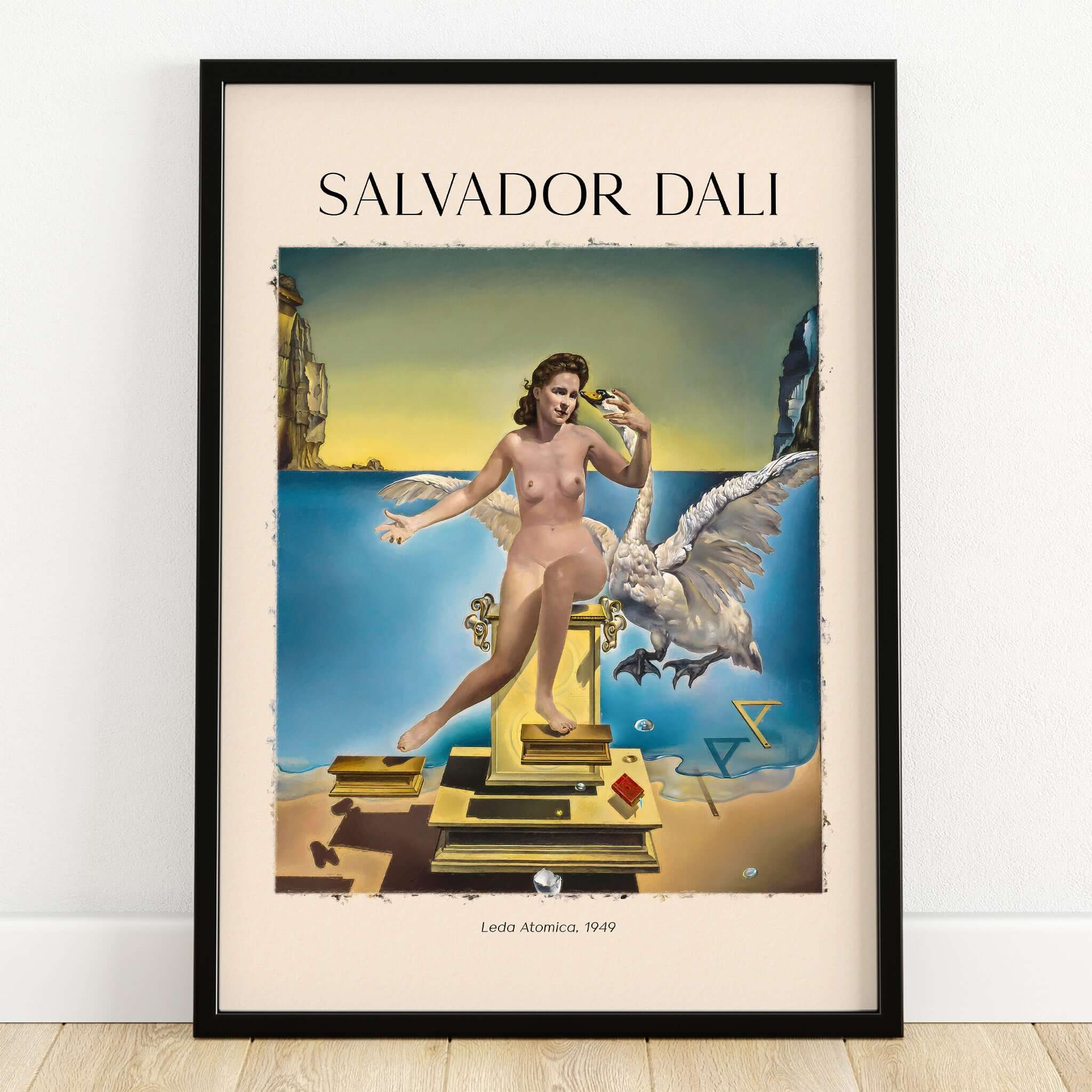 Salvador Dali Leda Atomica 1949 Surrealist Mythology Art Print Swan Poster Nuclear Mysticism